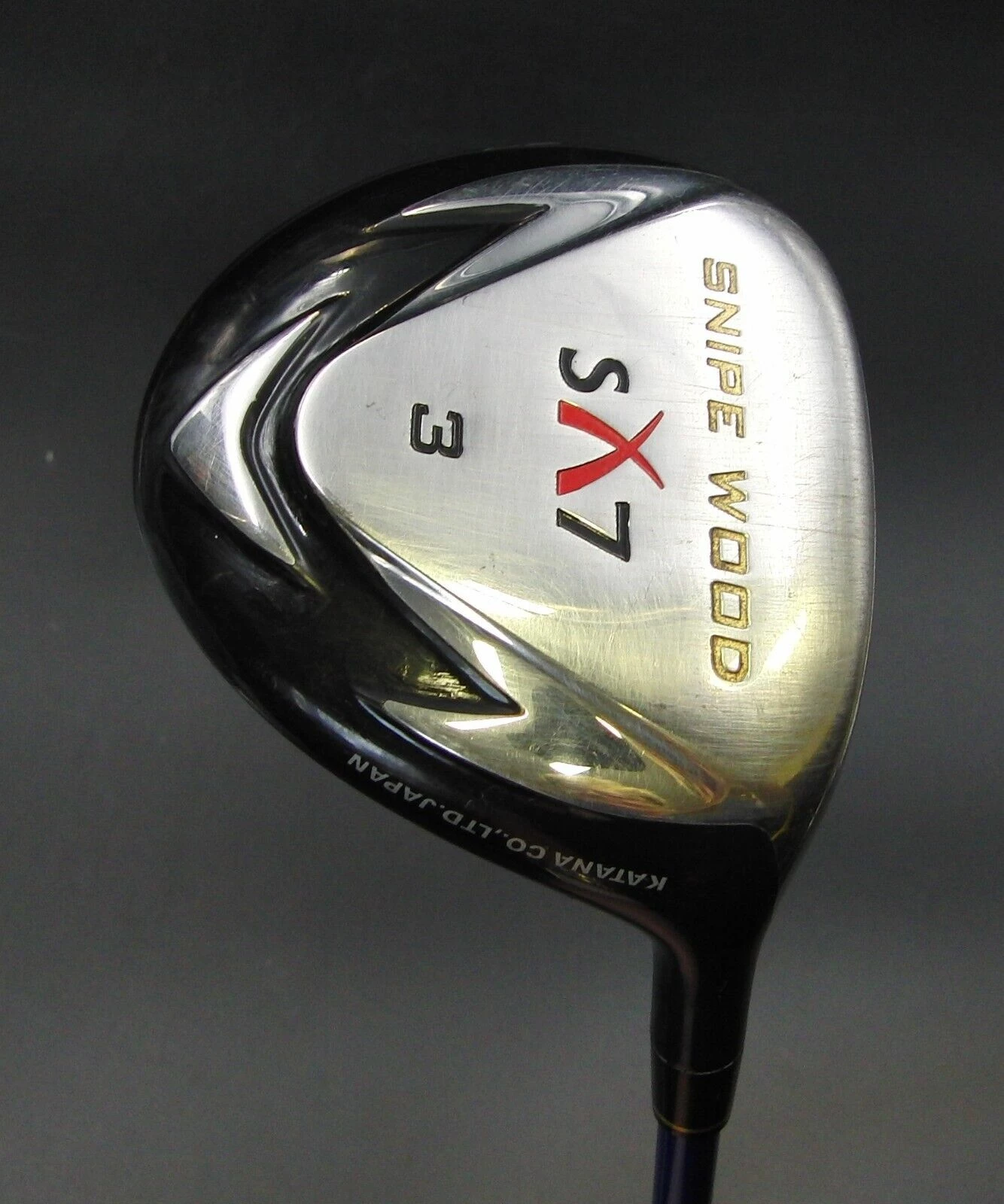 Japanese Katana Snipe Wood SX7 3 Wood Senior Graphite Shaft STM Grip 3 Japanese Katana Snipe Wood SX7 3 Wood Senior Graphite Shaft STM Grip