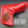 Luxury PSYKO GOLF Croc Embossed Genuine Leather Putter Head Cover