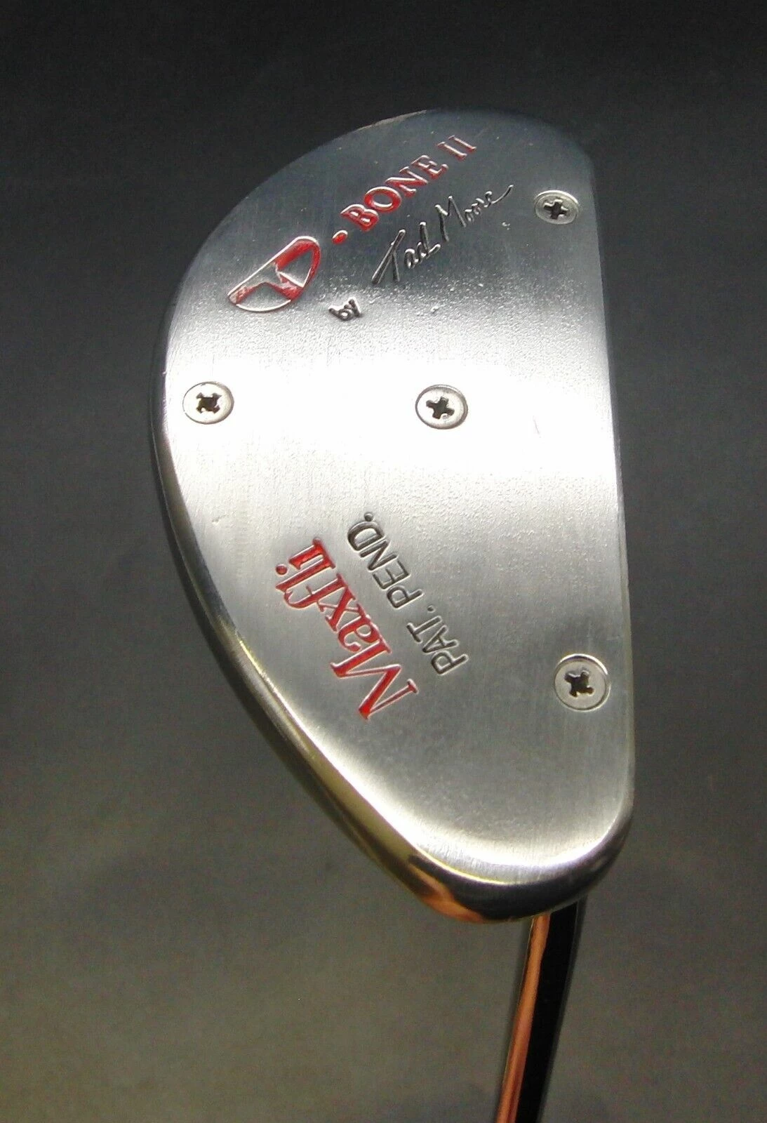Refurbished Vintage Maxfli T Bone II By Tad Moore Putter Steel Shaft 89cm Length 4 Refurbished Vintage Maxfli T Bone II By Tad Moore Putter Steel Shaft 89cm Length - Image 2