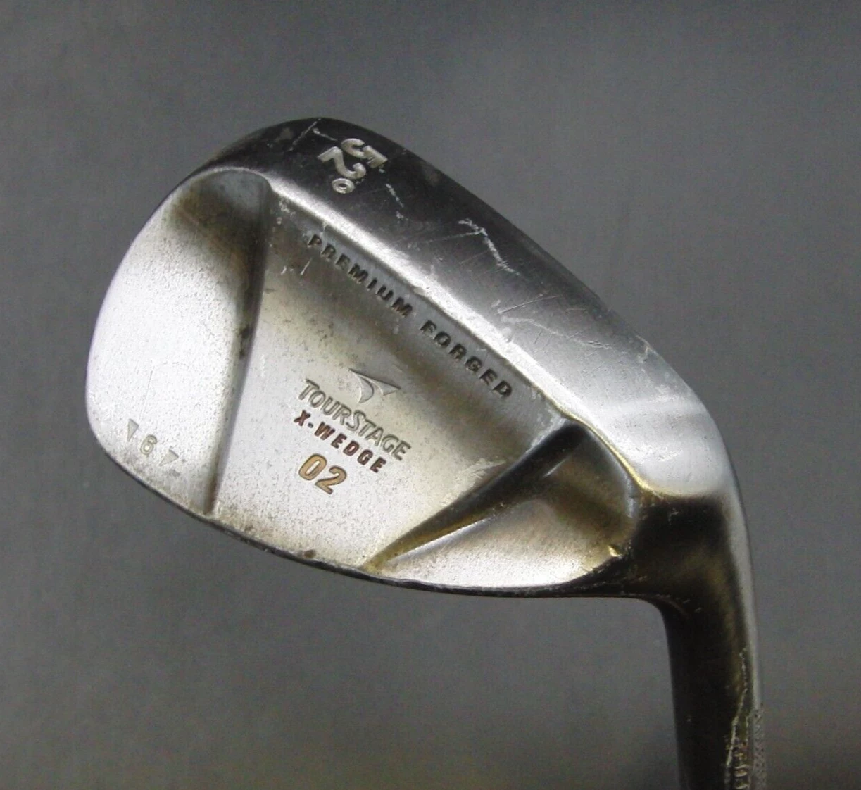 Bridgestone TourStage X-Wedge 02 52° Gap Wedge Stiff Steel Shaft Golf Pride Grip 3 Bridgestone TourStage X-Wedge 02 52° Gap Wedge Stiff Steel Shaft Golf Pride Grip