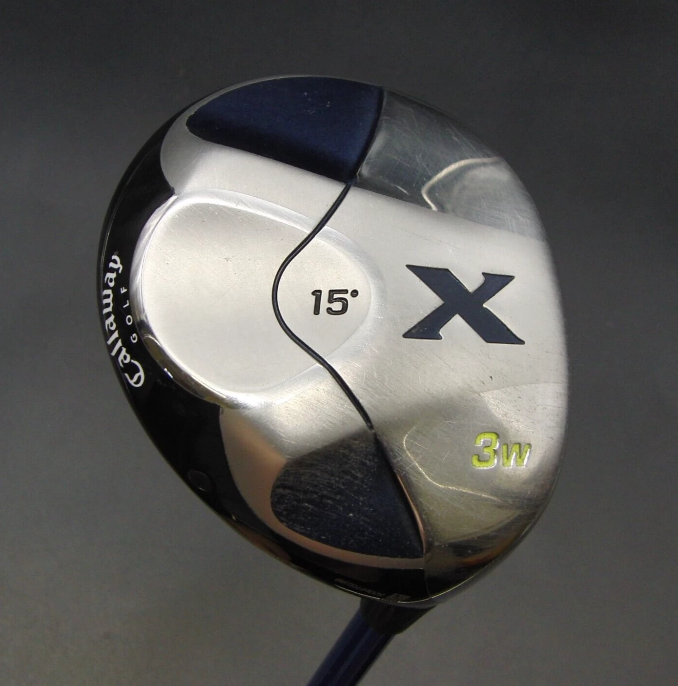 Callaway Golf X 15° 3 Wood Stiff Graphite Shaft Callaway Grip 3 Callaway Golf X 15° 3 Wood Stiff Graphite Shaft Callaway Grip