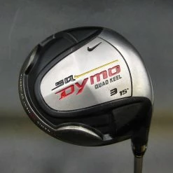 Nike SQ Dymo Quad Keel 15° 3 Wood Stiff Graphite Shaft Nike Grip