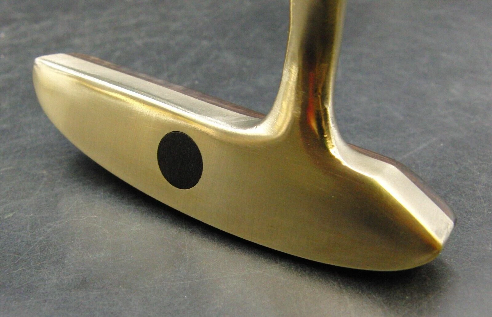 Vintage Garnet BG Wood & Brass Putter 88cm Playing Length Steel Shaft Wrap Grip 8 Vintage Garnet BG Wood & Brass Putter 88cm Playing Length Steel Shaft Wrap Grip - Image 6