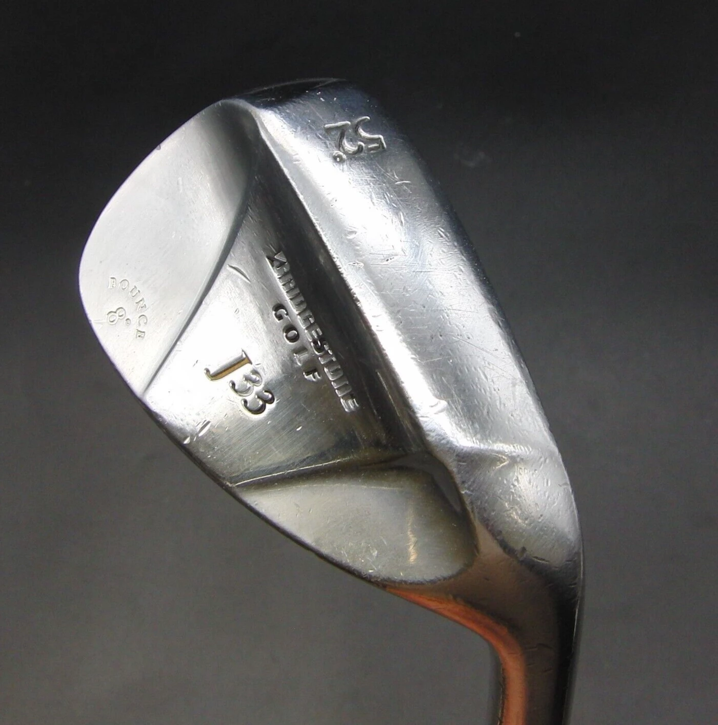 Bridgestone Golf J33 52° Gap Wedge S300 Stiff Steel Shaft Golf Pride Grip 3 Bridgestone Golf J33 52° Gap Wedge S300 Stiff Steel Shaft Golf Pride Grip