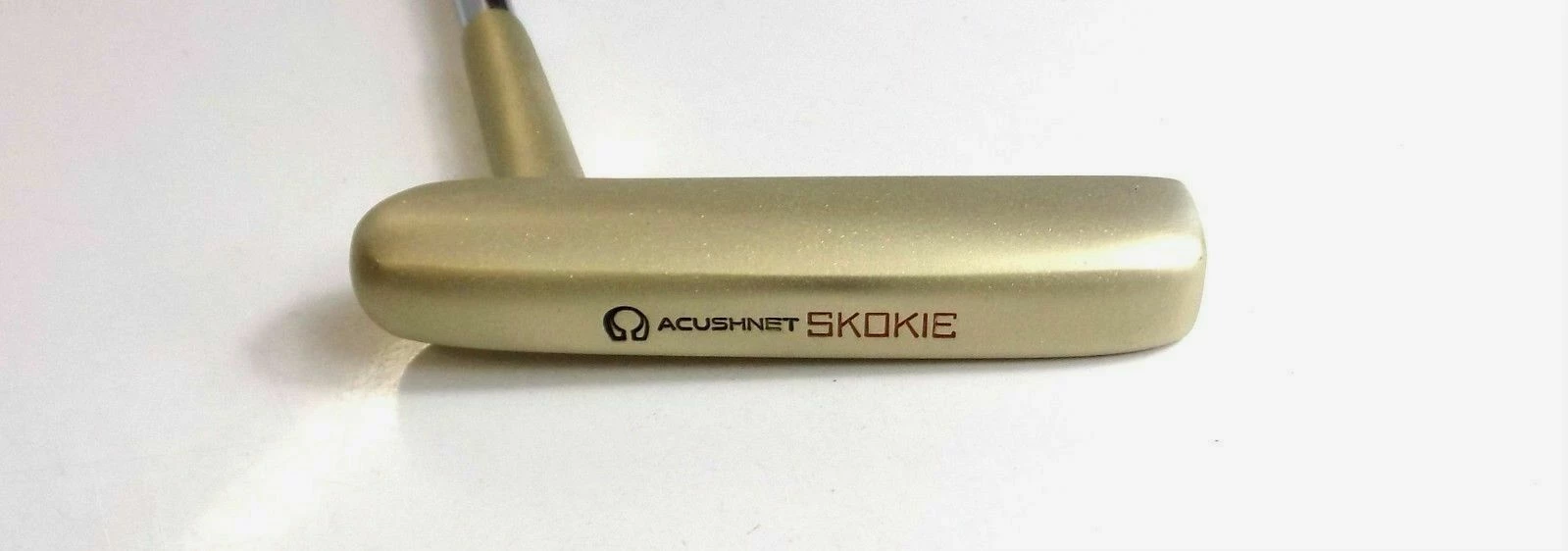 Refinished Acushnet Skokie Brass Putter 3 Refinished Acushnet Skokie Brass Putter