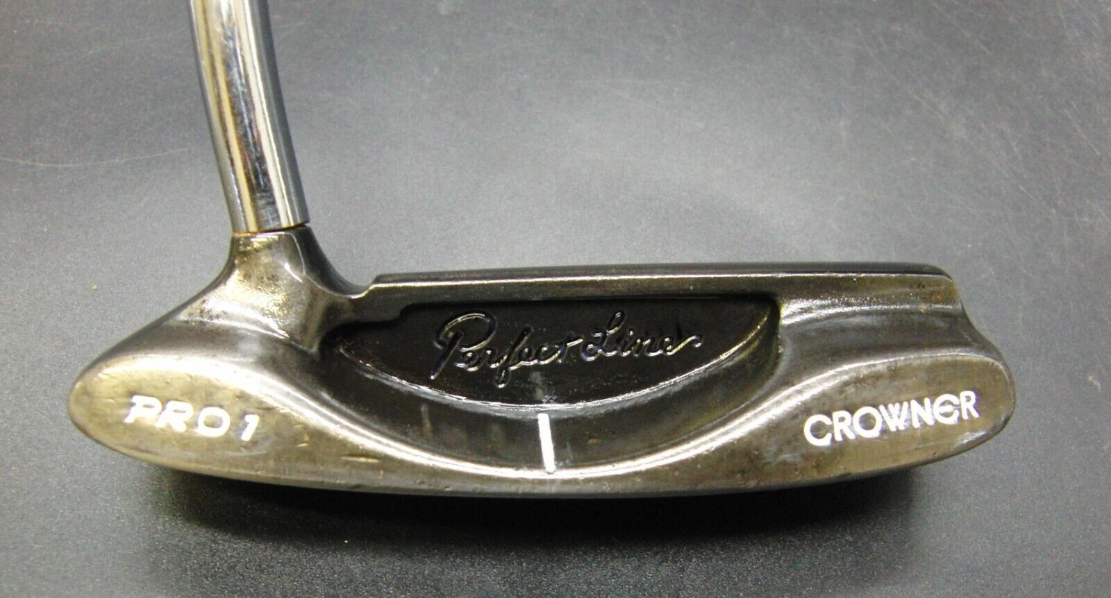 Vintage Perfect Line Pro 1 Crowner Putter Steel Shaft 88cm Length Crowner Grip 3 Vintage Perfect Line Pro 1 Crowner Putter Steel Shaft 88cm Length Crowner Grip