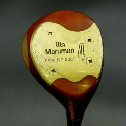 MACTEC Golf Shop 45 Vintage Maruman Creative Golf 4 Wood Regular Steel Shaft Maruman Grip