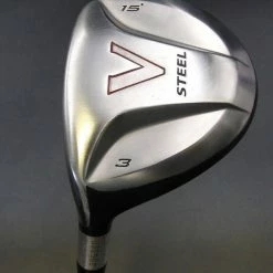 Left Handed TaylorMade V-Steel 15º 3 Wood Regular Graphite TaylorMade Grip