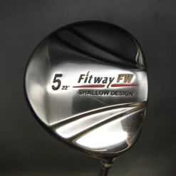 Japanese FitWay Shallow Design 22° 5 Wood Regular Graphite Shaft FitWay Grip