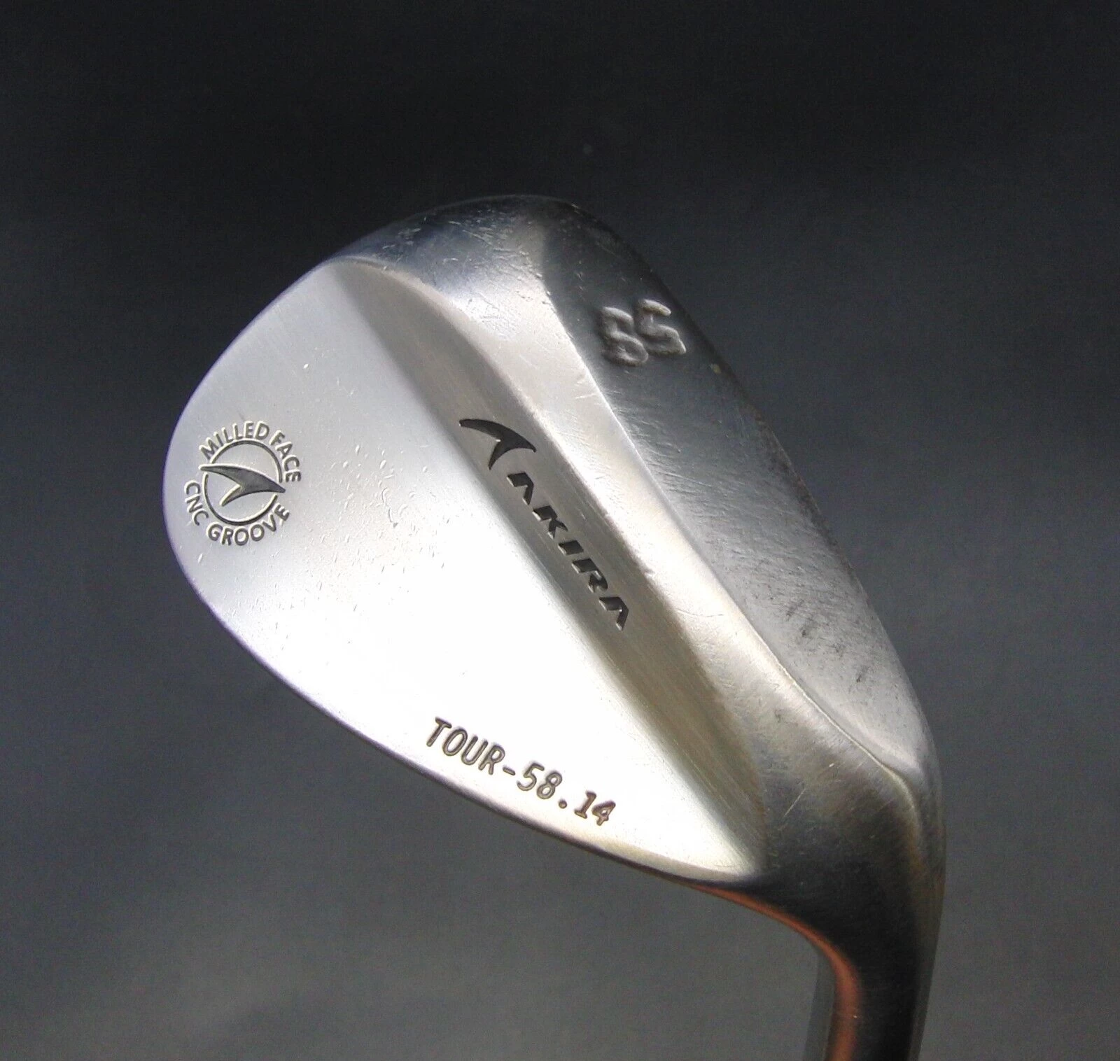Akira Milled Face CNC Groove Tour 58° Sand Wedge Wedge Flex Steel Shaft 3 Akira Milled Face CNC Groove Tour 58° Sand Wedge Wedge Flex Steel Shaft