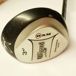 Left Handed Ram Wizard 15 Degree 3 Wood Regular Graphite Shaft