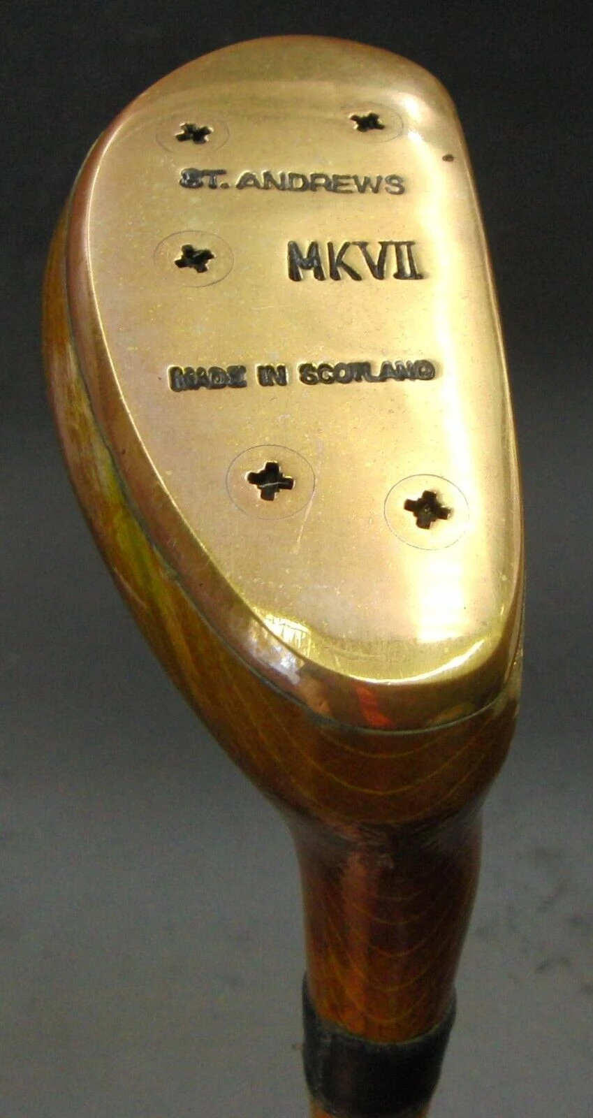 Vintage St Andrews MK VII Halley Putter Wood Shaft 90cm Long 8 Vintage St Andrews MK VII Halley Putter Wood Shaft 90cm Long - Image 6
