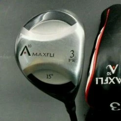 Maxfli A10 15° 3 Wood Regular Flex Graphite Shaft Maxfli Grip & Head Cover -MACTEC Golf Shop 57 0e10748c 0753 4736 a3a0 8b407651f8fc
