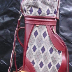 Vintage 3 Division Barrie Tour Cart Trolley Golf Clubs Bag -MACTEC Golf Shop 57 1ac2cbcd 03f2 4951 8c4d 4d5cd63768e3