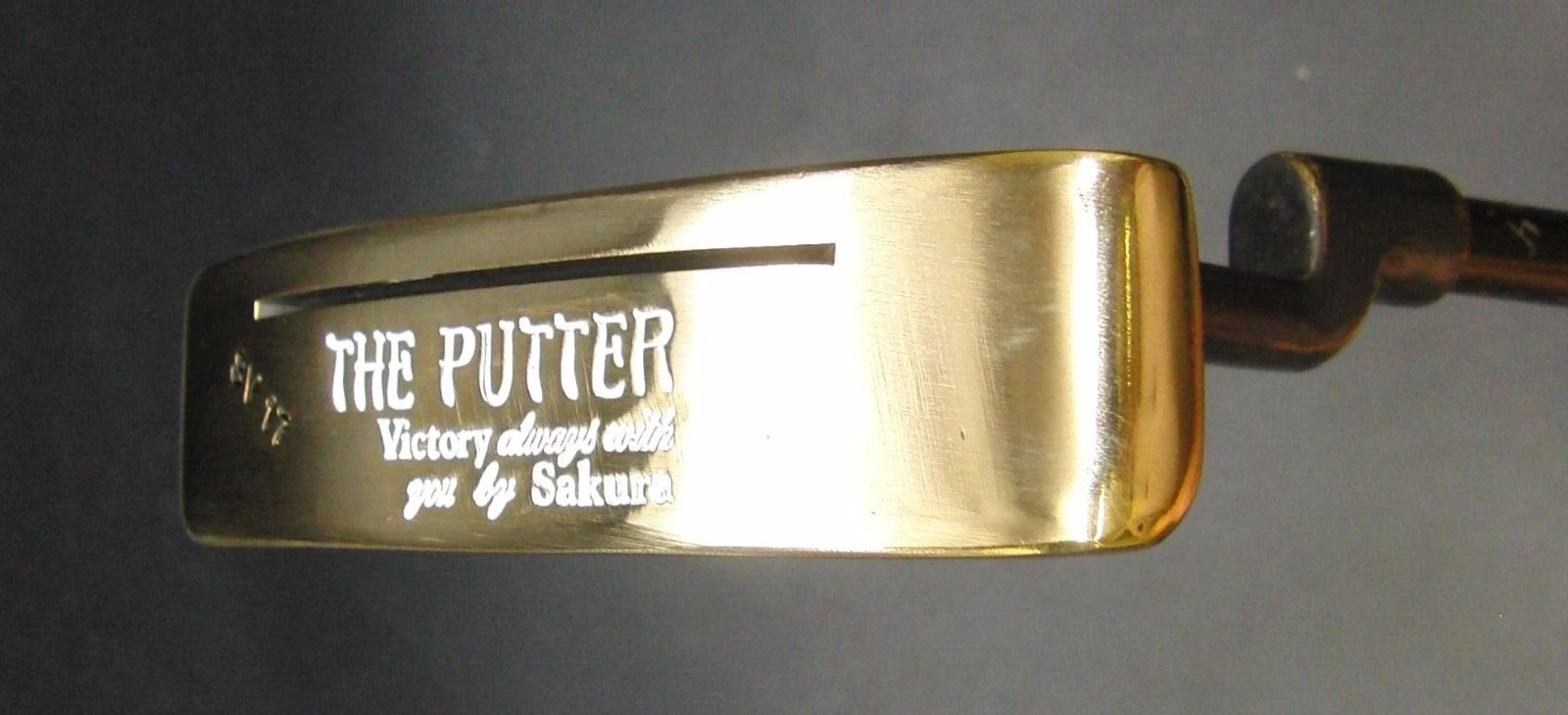 Vintage Japanese Sakura The Putter SV11 Antique Putter Graphite Shaft 85cm Long 10 Vintage Japanese Sakura The Putter SV11 Antique Putter Graphite Shaft 85cm Long - Image 8