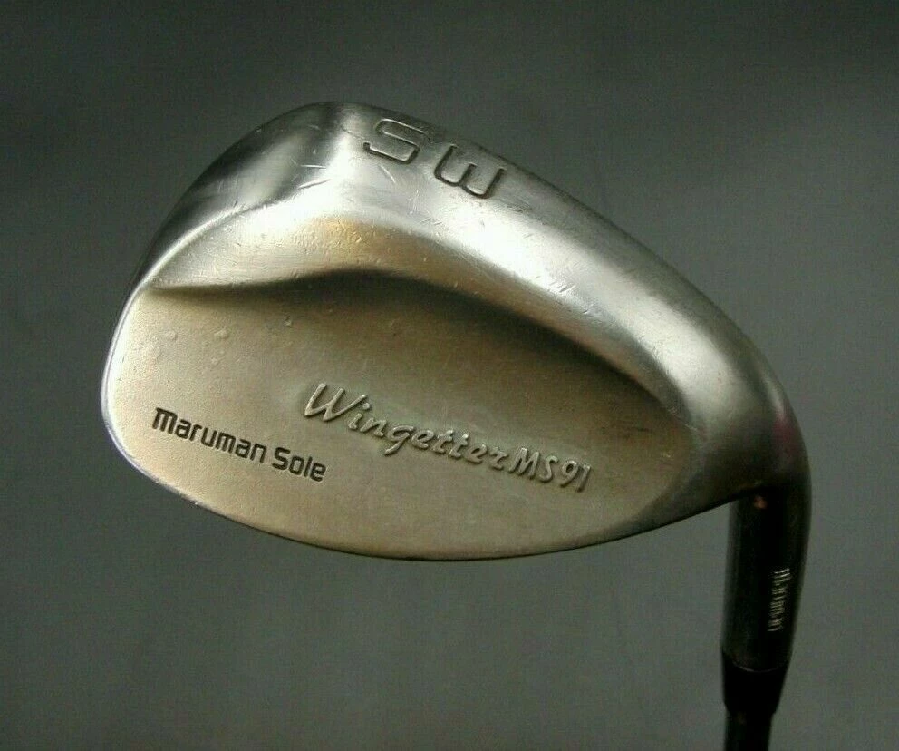 Japanese Maruman Sole Wingetter MS91 Sand Wedge Steel Shaft Maruman Grip 7 Japanese Maruman Sole Wingetter MS91 Sand Wedge Steel Shaft Maruman Grip - Image 5