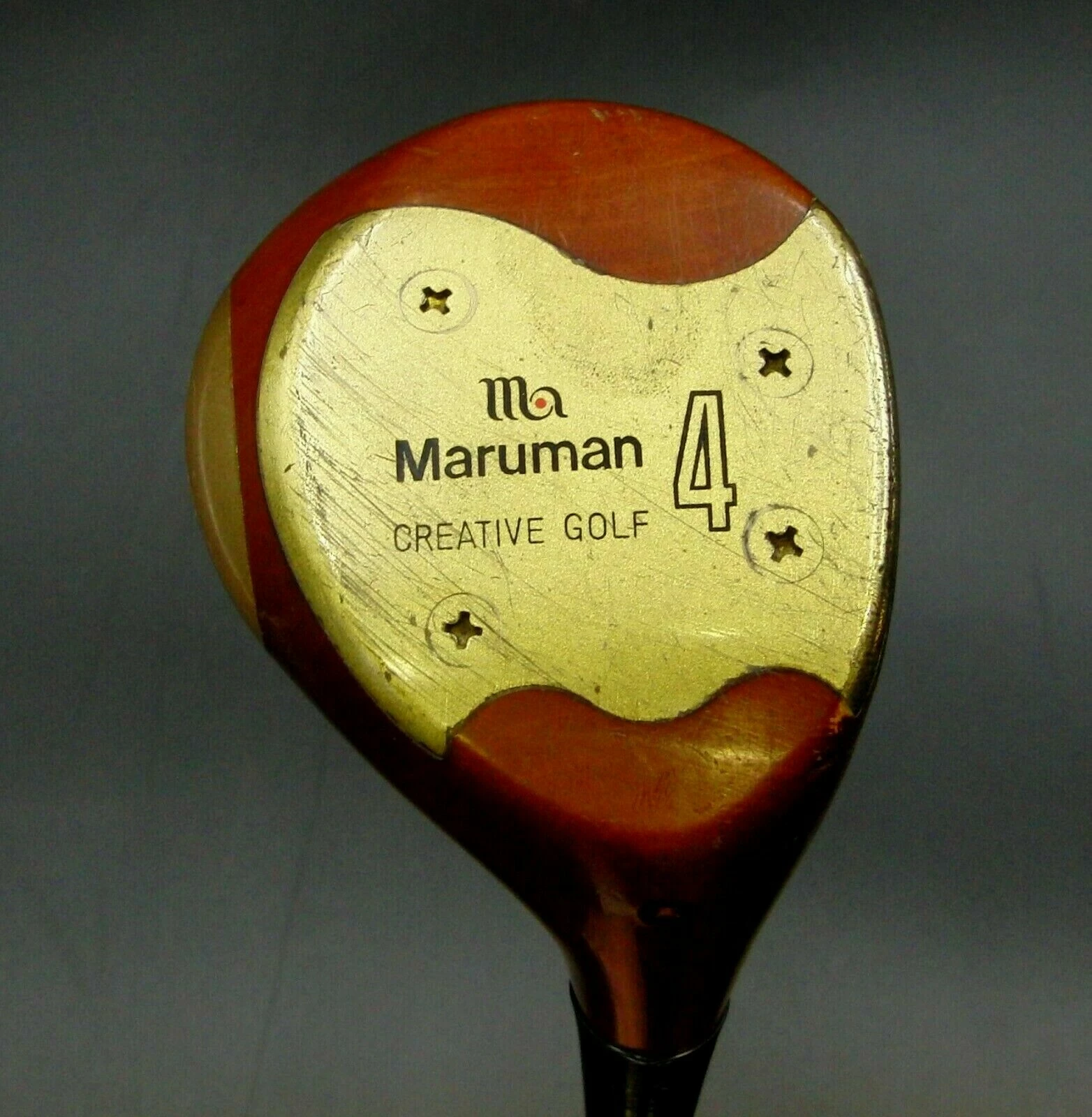 Vintage Maruman Creative Golf 4 Wood Regular Steel Shaft Maruman Grip 8 Vintage Maruman Creative Golf 4 Wood Regular Steel Shaft Maruman Grip - Image 6
