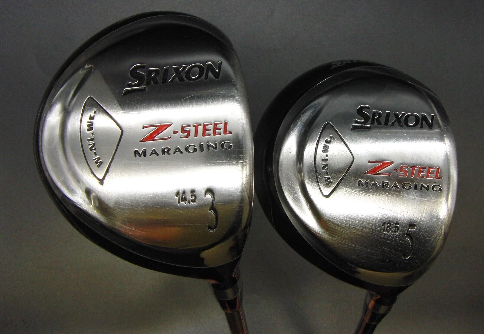 Set Of 2 Srixon Z-Steel Maraging 14.5° 3 & 18.5° 5 Woods Stiff Graphite Shafts 8 Set Of 2 Srixon Z-Steel Maraging 14.5° 3 & 18.5° 5 Woods Stiff Graphite Shafts - Image 6