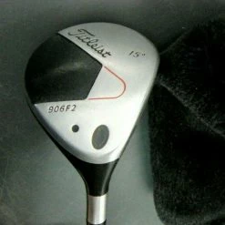 Titleist 906F2 15° V2 Fairway Wood Regular Graphite Shaft & Head Cover -MACTEC Golf Shop 57 f6153c77 c3d4 41ee a3ec 258b5c97f33e