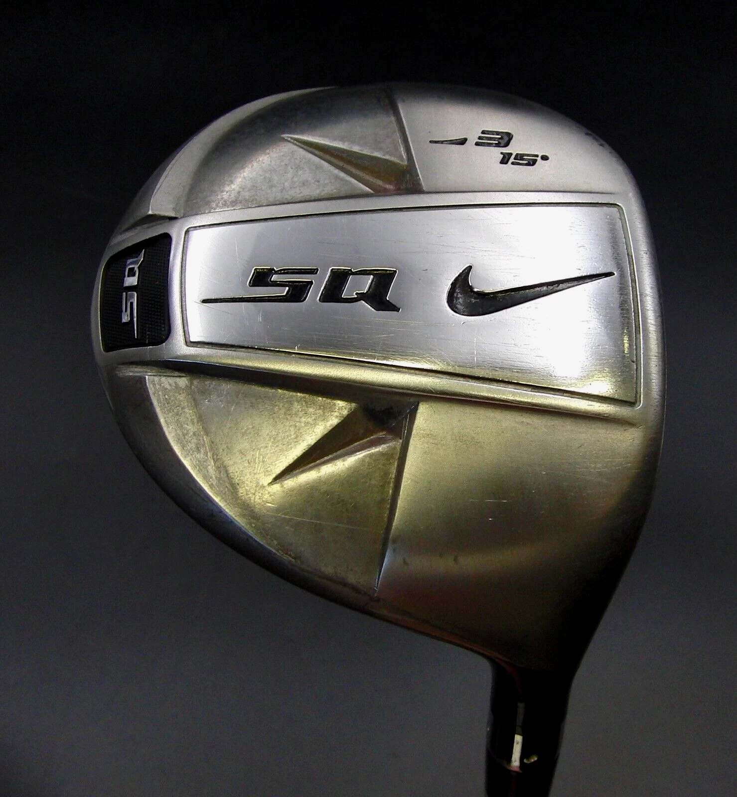 Rare Nike SQ 15° 3 Wood Stiff Graphite Shaft SQ Grip 3 Rare Nike SQ 15° 3 Wood Stiff Graphite Shaft SQ Grip