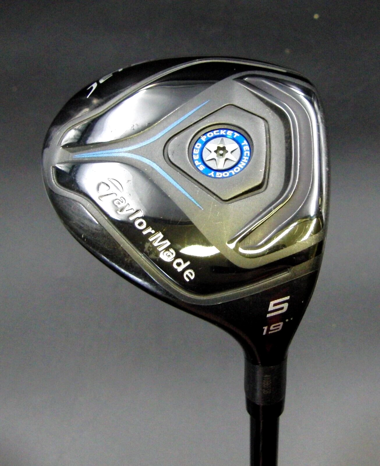 Taylormade Jetspeed 19° Black 5 Wood Stiff Graphite Shaft Taylormade Golf Grip 3 Taylormade Jetspeed 19° Black 5 Wood Stiff Graphite Shaft Taylormade Golf Grip