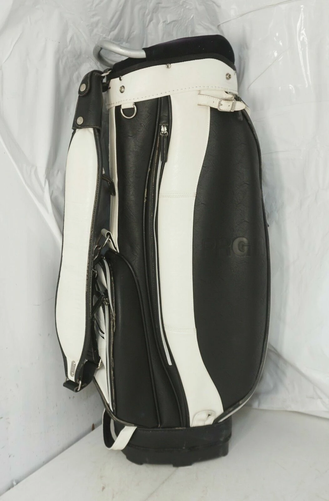 Lincs_golf Vintage 6 Division PRGR Tour Cart Golf Clubs Bag 7 Lincs_golf Vintage 6 Division PRGR Tour Cart Golf Clubs Bag - Image 5