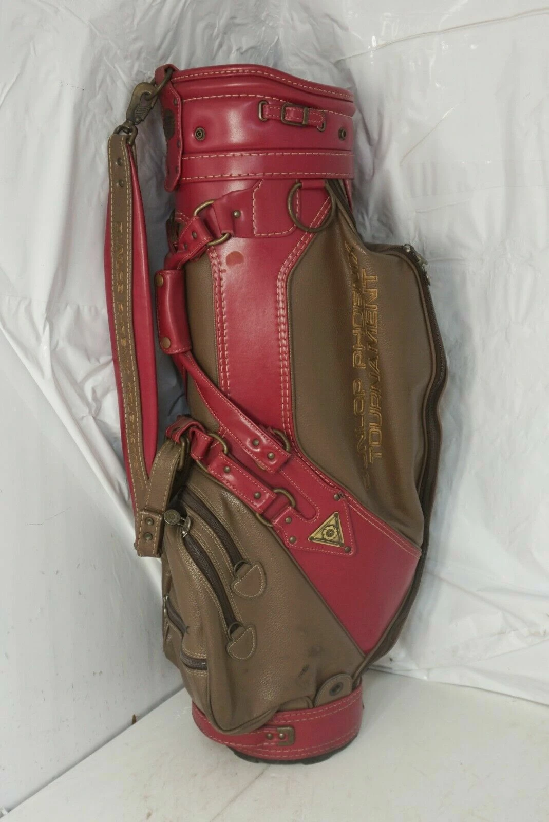 Lincs_golf Limited Edition 6 Division Dunlop Phoenix Tournament Tour Trolley Cart Golf Bag 3 Lincs_golf Limited Edition 6 Division Dunlop Phoenix Tournament Tour Trolley Cart Golf Bag