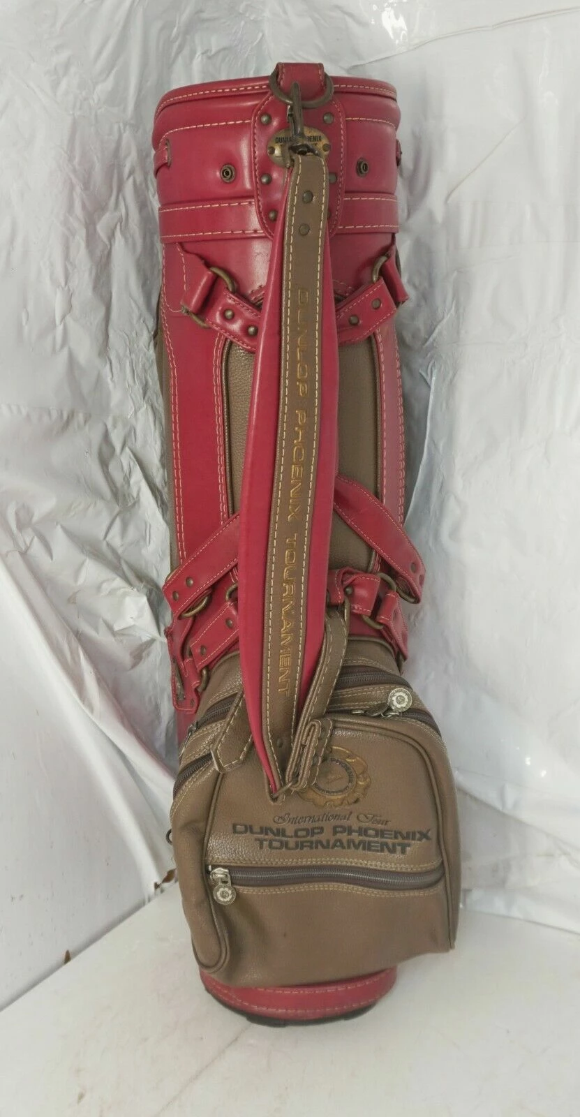 Lincs_golf Limited Edition 6 Division Dunlop Phoenix Tournament Tour Trolley Cart Golf Bag 6 Lincs_golf Limited Edition 6 Division Dunlop Phoenix Tournament Tour Trolley Cart Golf Bag - Image 4